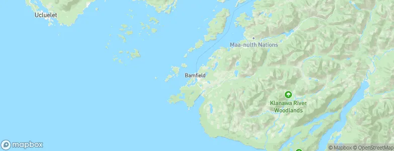 Bamfield, Canada Map