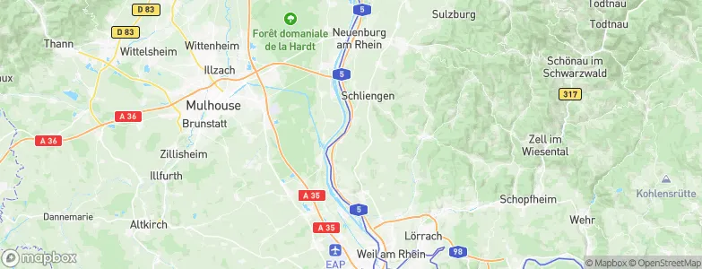 Bamlach, Germany Map
