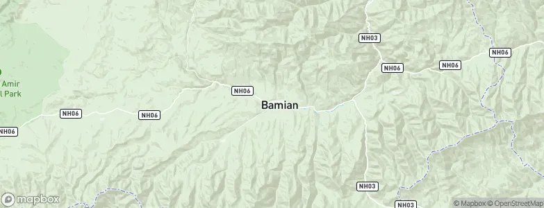 Bāmyān, Afghanistan Map