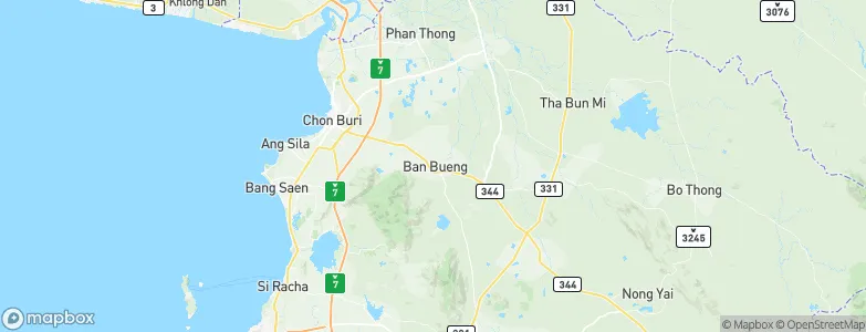 Ban Bueng, Thailand Map