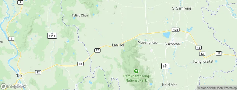 Ban Dan, Thailand Map