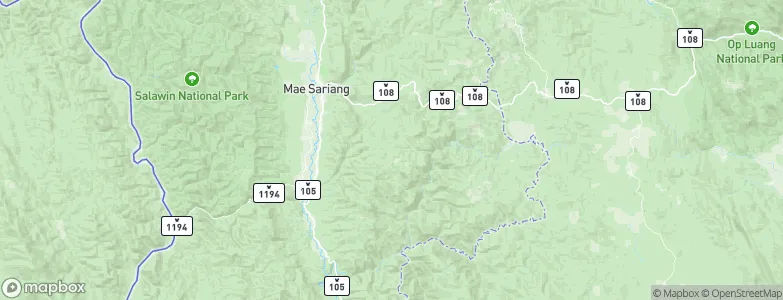 Ban Huai I Huak, Thailand Map