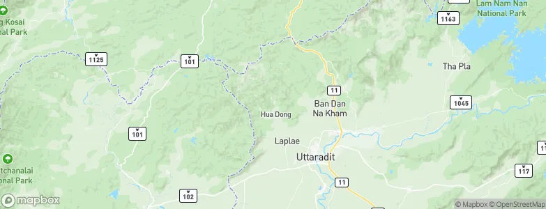 Ban Huai Tai, Thailand Map