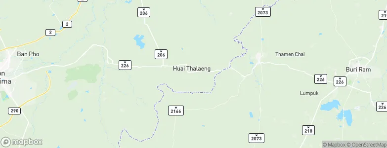 Ban Huai Thalaeng, Thailand Map