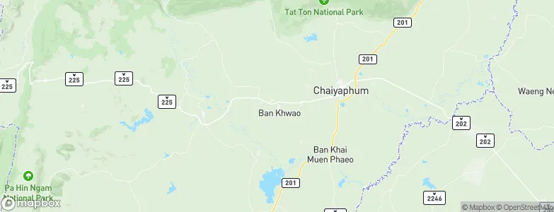 Ban Khwao, Thailand Map