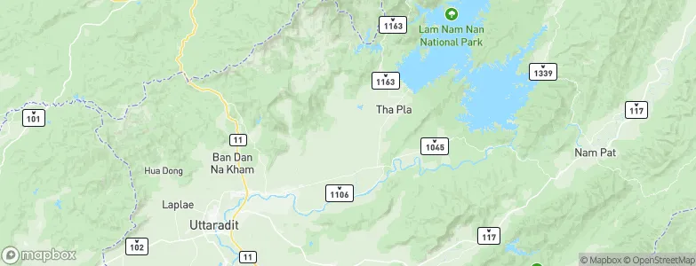Ban Nam Man Tai, Thailand Map