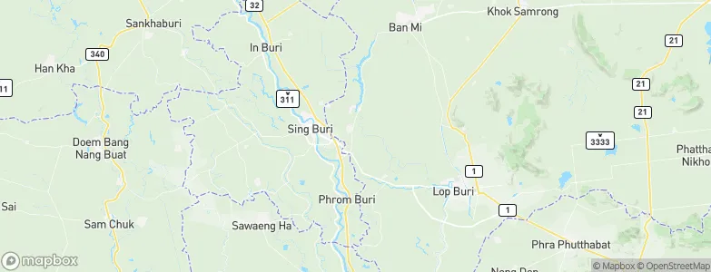 Ban Nong Yao, Thailand Map