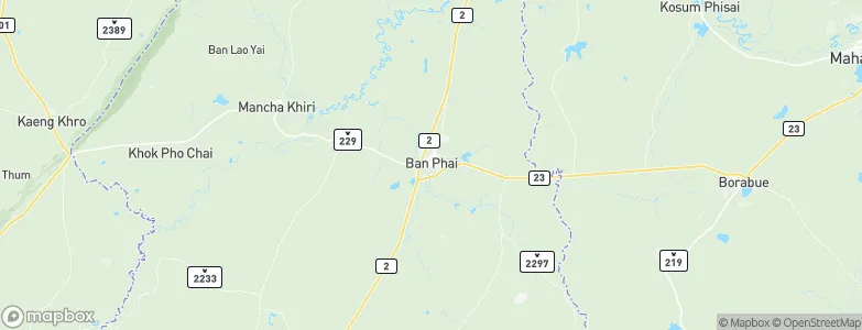 Ban Phai, Thailand Map