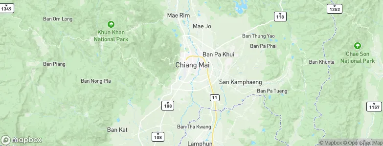 Ban San Pa Lan, Thailand Map