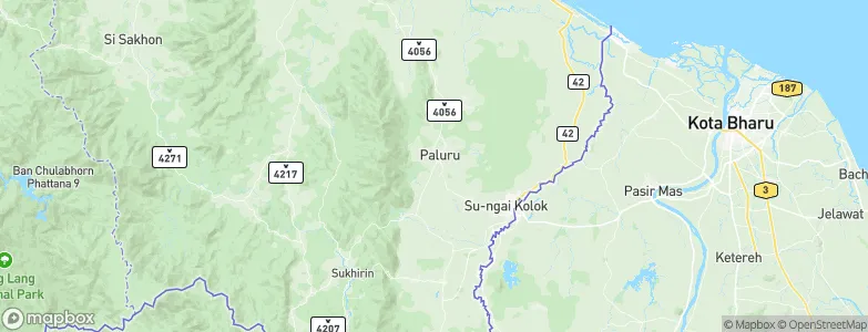 Ban Su-ngai Pa Di, Thailand Map