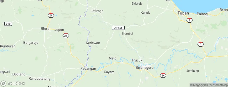 Banaran, Indonesia Map
