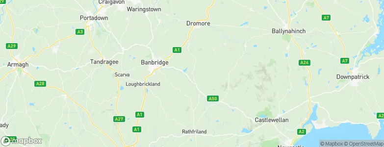Banbridge District, United Kingdom Map