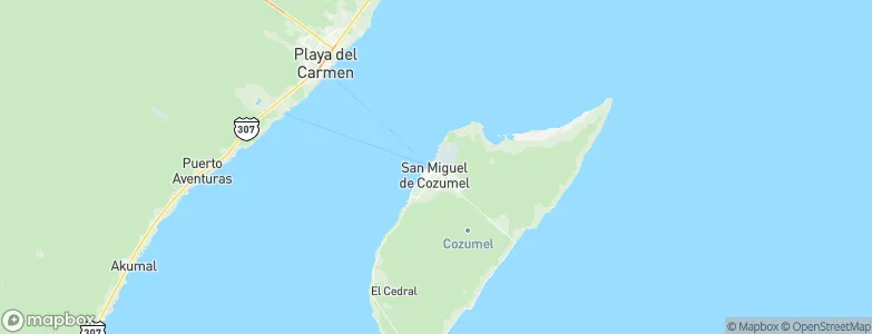 Banco Playa, Mexico Map