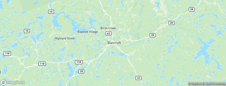 Bancroft, Canada Map