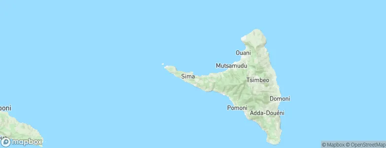 Bandajou, Comoros Map