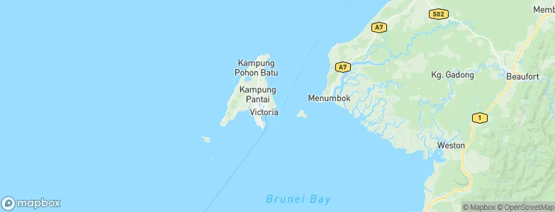 Bandar Labuan, Malaysia Map