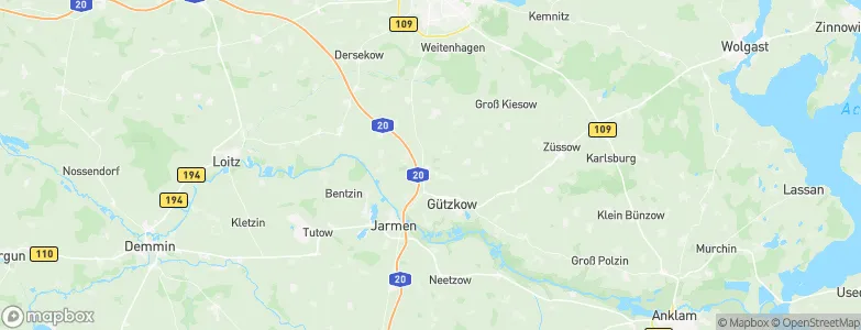 Bandelin, Germany Map