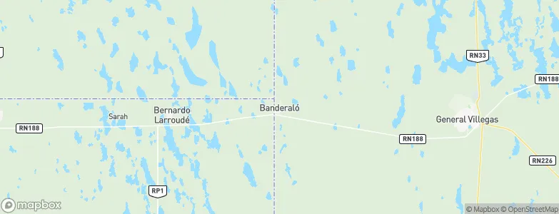 Banderaló, Argentina Map