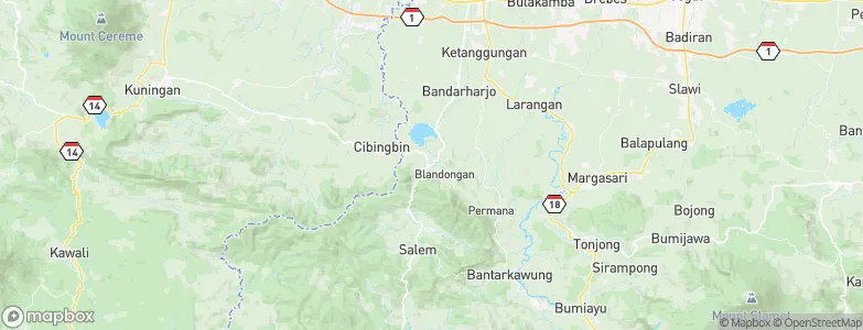Bandungsari, Indonesia Map
