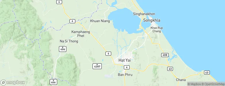 Bang Klam, Thailand Map