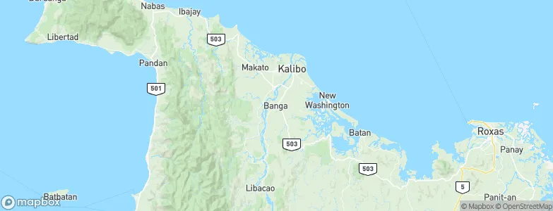 Bañga, Philippines Map