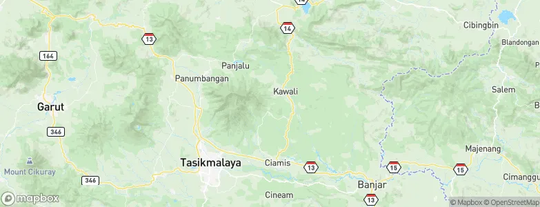 Bangbayang Kaler, Indonesia Map