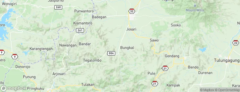 Banggel, Indonesia Map