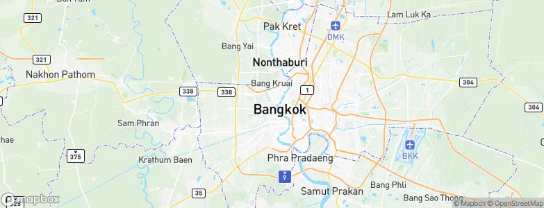 Bangkok Noi, Thailand Map