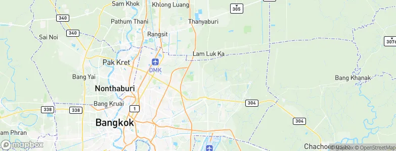 Bangkok, Thailand Map