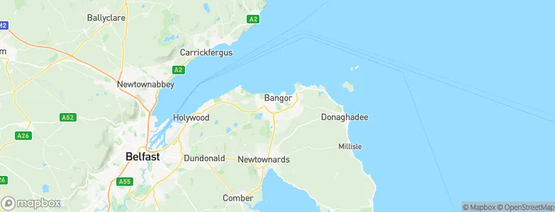 Bangor, United Kingdom Map