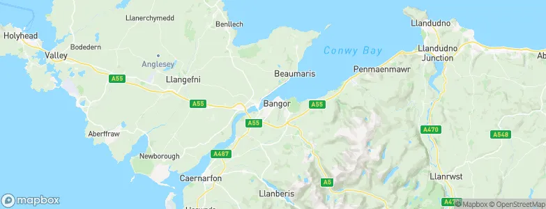 Bangor, United Kingdom Map