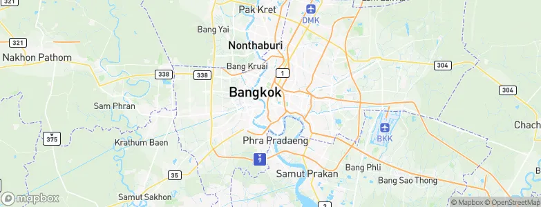 Bangrak, Thailand Map
