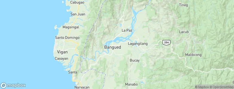 Bangued, Philippines Map