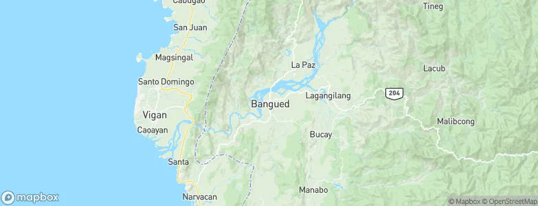 Bangued, Philippines Map