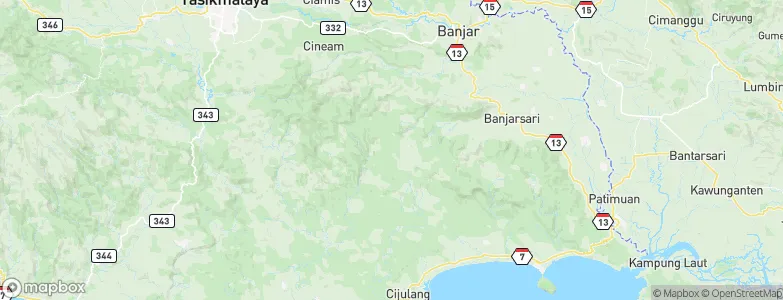 Bangunsari, Indonesia Map