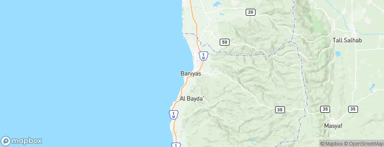 Bāniyās, Syria Map