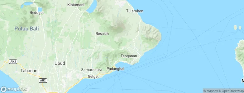 Banjar Jungutan, Indonesia Map