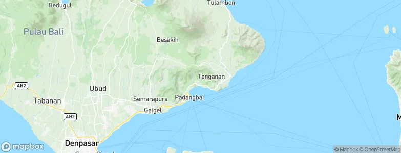 Banjar Tengah, Indonesia Map
