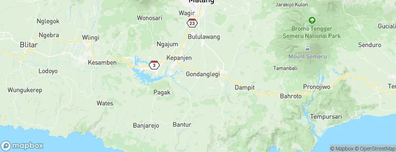 Banjarejokrajan, Indonesia Map