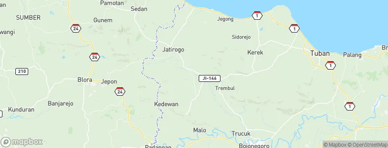 Banjarworo, Indonesia Map