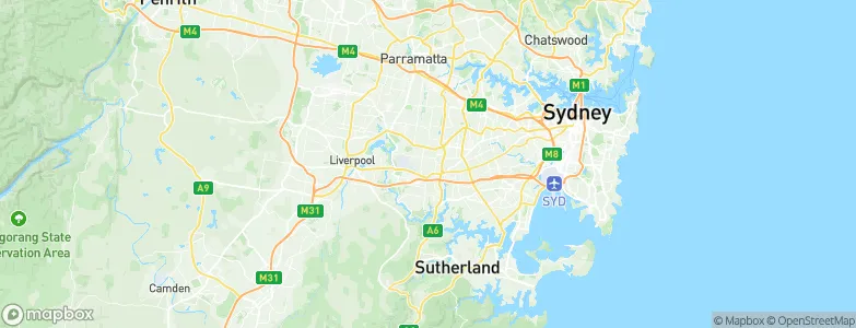 Bankstown, Australia Map