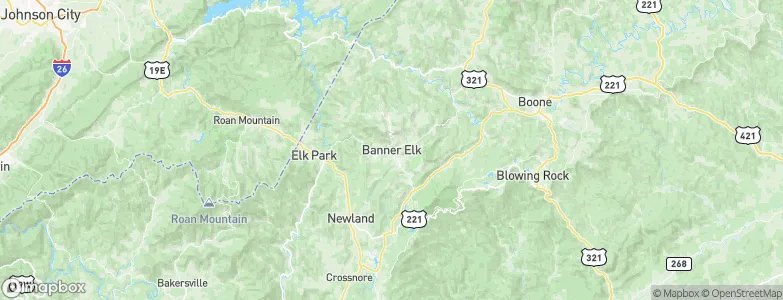 Banner Elk, United States Map