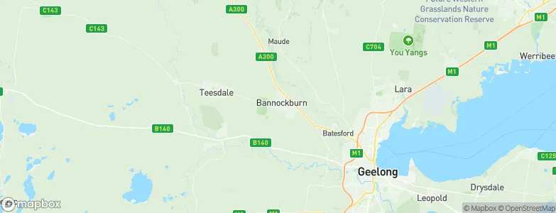 Bannockburn, Australia Map