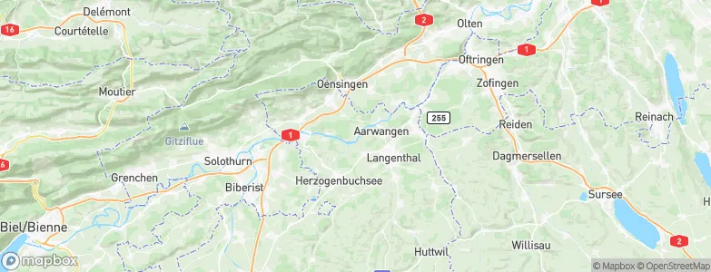 Bannwil, Switzerland Map