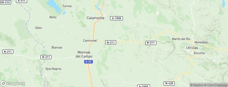 Bañón, Spain Map