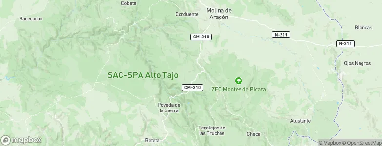 Baños de Tajo, Spain Map