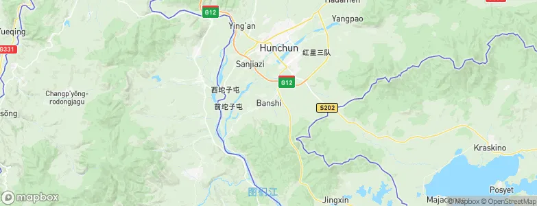 Banshi, China Map