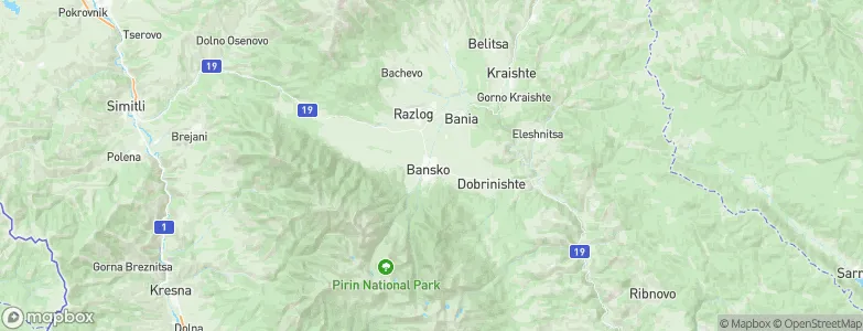 Bansko, Bulgaria Map