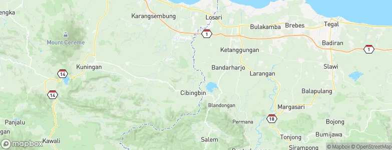 Bantarpanjang, Indonesia Map
