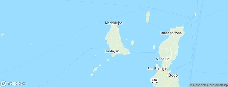 Bantayan, Philippines Map